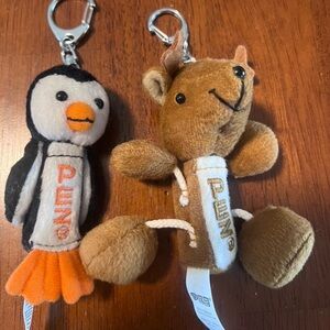 Pez Plush Keychain Set - Penguin and Deer